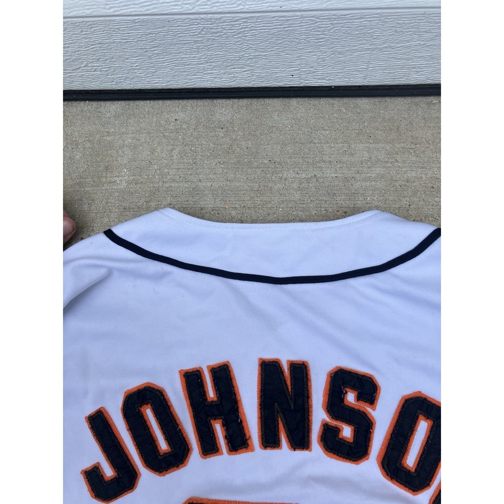Vintage Baltimore Orioles Charles Johnson Signed Teal Majestic Jersey Sz Large - Picture 4 of 7